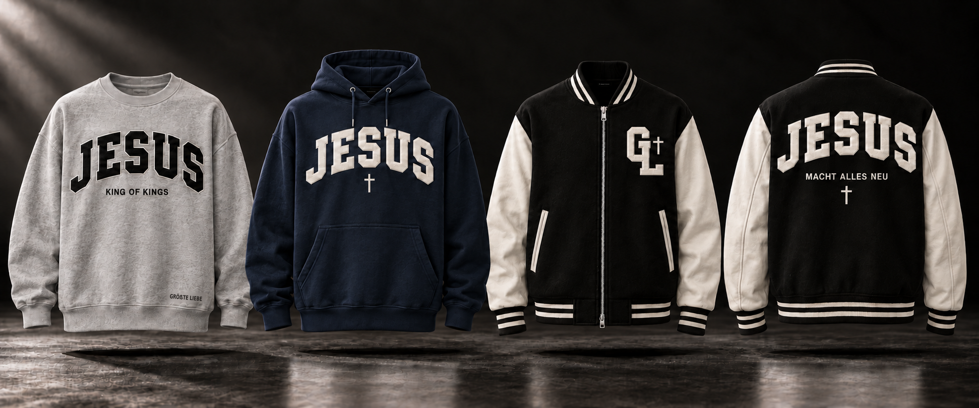 College-Pullover, Hoodie und Varsity-Jacke von GRÖẞTE LIEBE